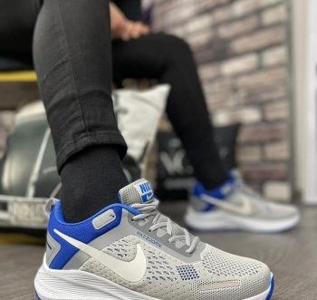 Replika Nike Zoom X Gri Mavi Spor Ayakkabı