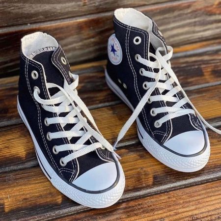 Replika Converse Siyah Bilekli Ayakkabı