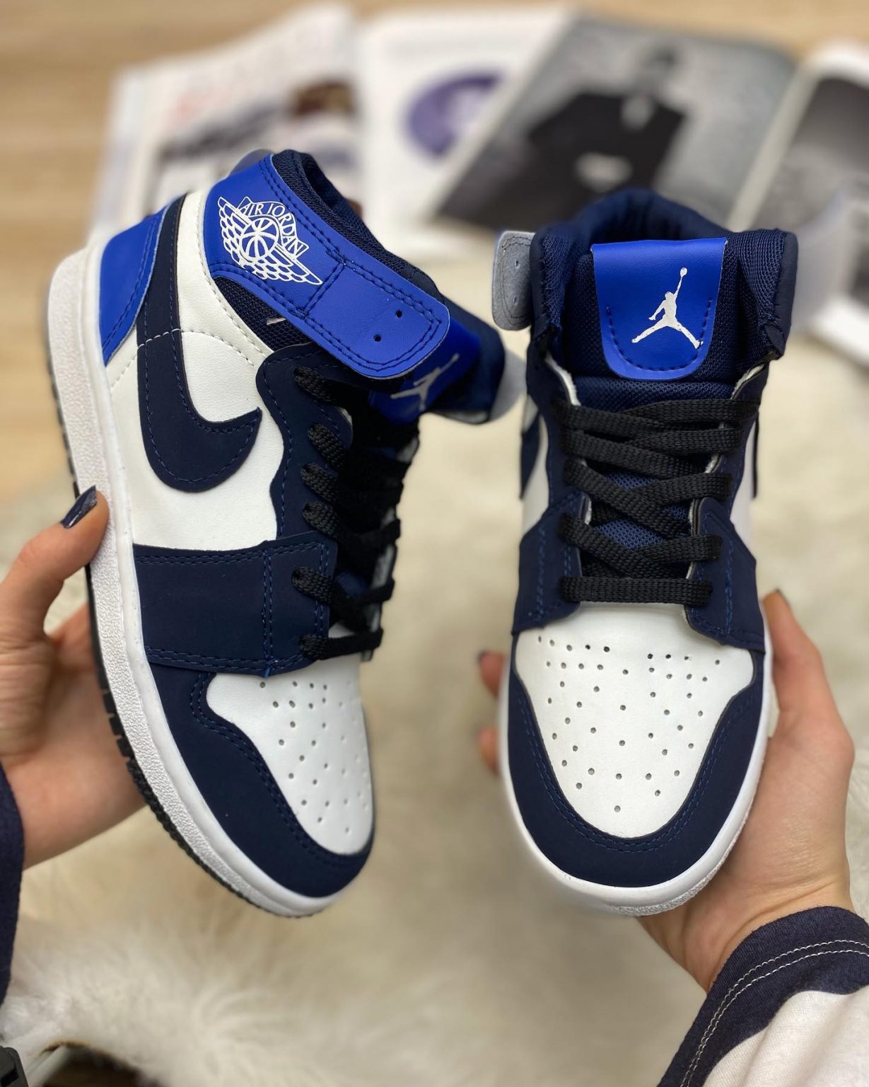 Replika Nike Jordan Mavi Ayakkabı
