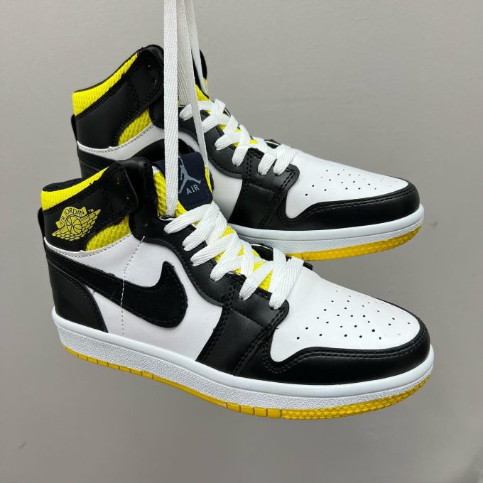 Replika Nike Jordan Siyah Sarı Ayakkabı
